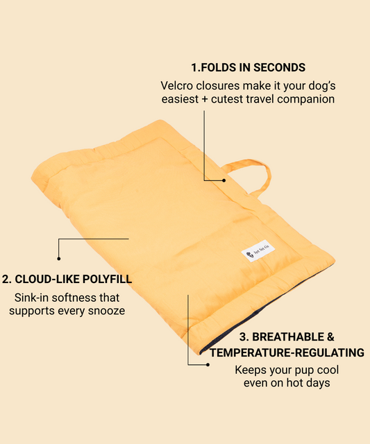 Coloured Pet Mat - Yellow