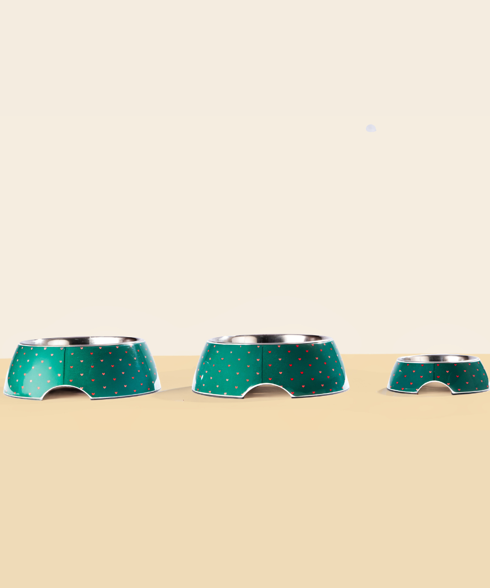 Super Saver Heart Bowl & Cheerful Pup Toy