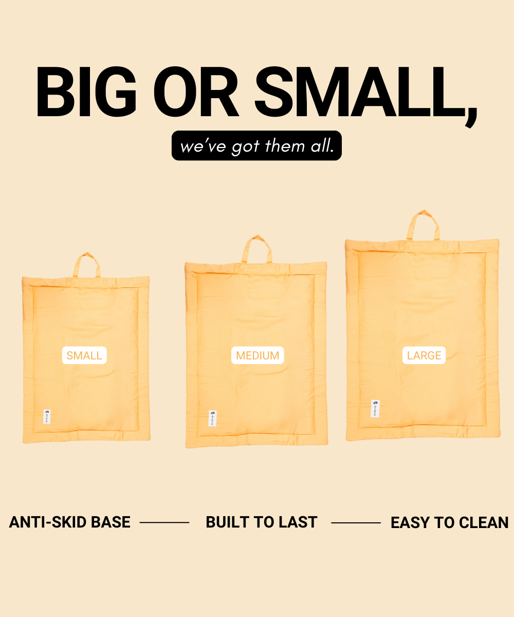 Coloured Pet Mat - Yellow