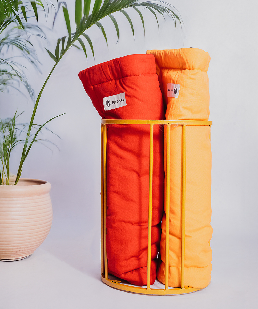 Coloured Pet Mat - Yellow