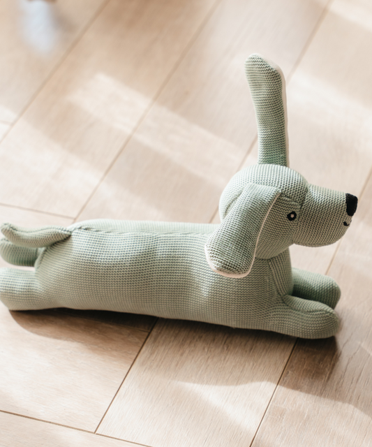 Cheerful Pup Plush Dog Toy