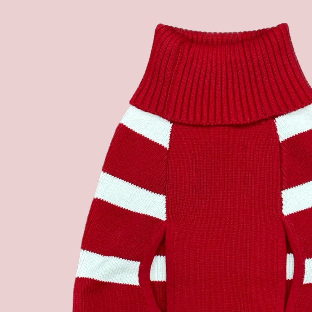 Red Striped Sweater