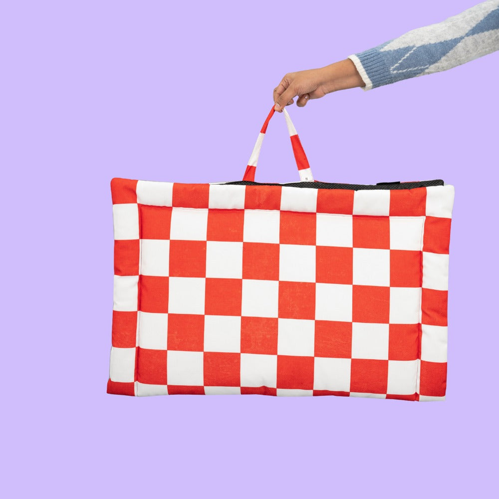 Cozy Checks Pet Mat