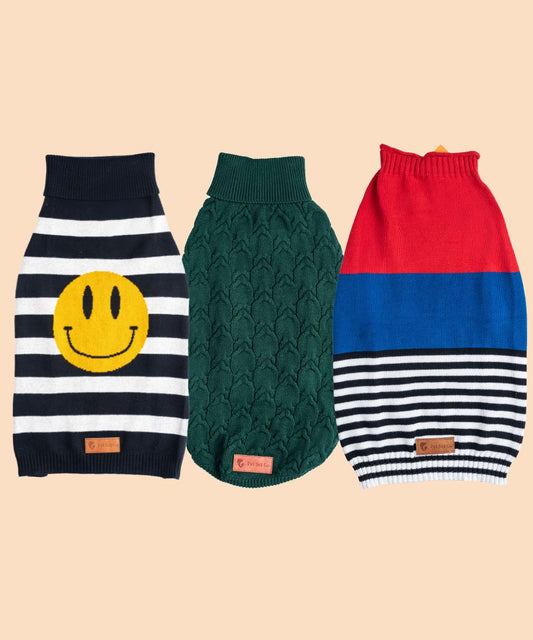 Chilly Dog sweaters Pack of 3